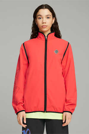 PUMA x PERKS AND MINI Zip-Off Jacket, Hibiscus, extralarge-GBR