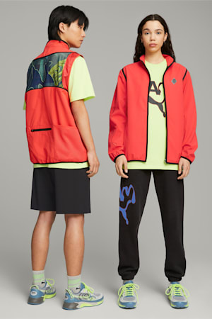 PUMA x PERKS AND MINI Zip-Off Jacket, Hibiscus, extralarge-GBR