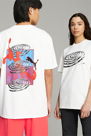 PUMA x PERKS AND MINI Graphic Tee, PUMA White, extralarge-GBR