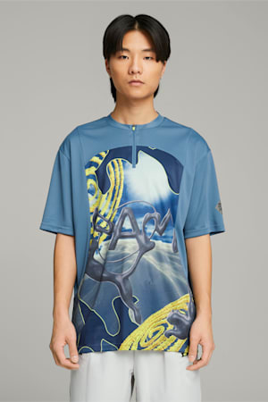 PUMA x PERKS AND MINI Active Printed Tee, Stellar, extralarge-GBR