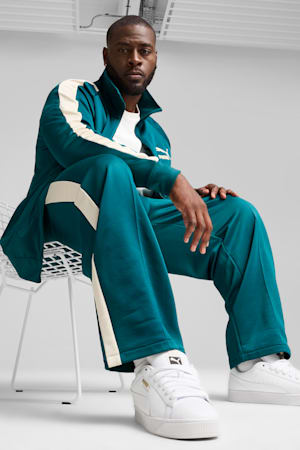 Puma tracksuit mens green store