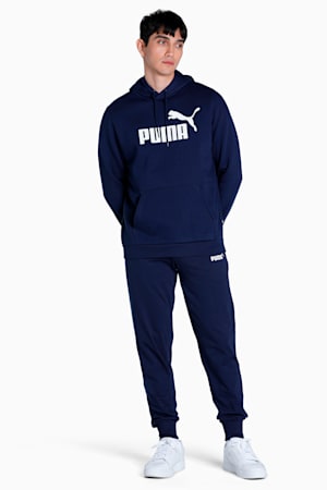 Essentials Big Logo Hoodie Men, Peacoat, extralarge-GBR