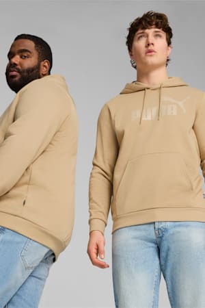 Essentials Big Logo Hoodie Men, Prairie Tan, extralarge-GBR