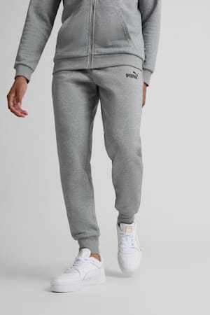 Essentials Logo Sweatpants Men, Medium Gray Heather, extralarge-GBR