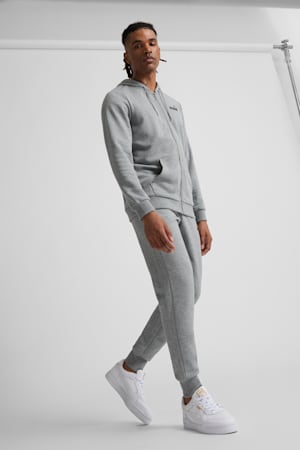 Essentials Logo Sweatpants Men, Medium Gray Heather, extralarge-GBR