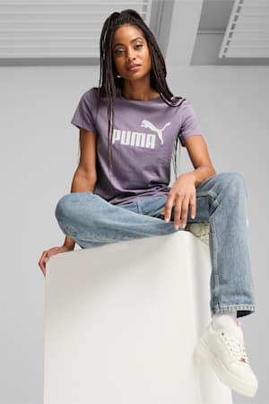 Essentials Logo Tee Women, Pale Plum, extralarge-GBR