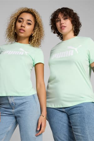 Essentials Logo Tee Women, Fresh Mint, extralarge-GBR