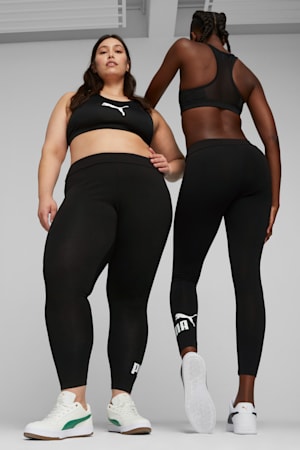 Essentials Logo Leggings Women, Puma Black, extralarge-GBR