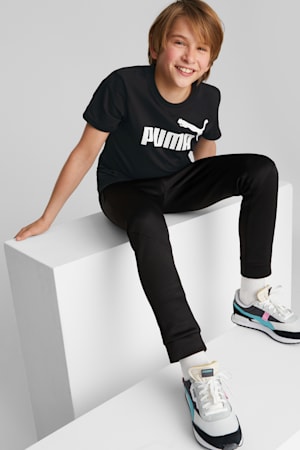 Essentials Logo Tee Youth, Puma Black, extralarge-GBR