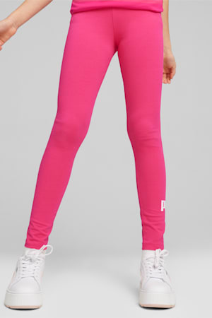 Essentials Logo Leggings Youth, Garnet Rose, extralarge-GBR