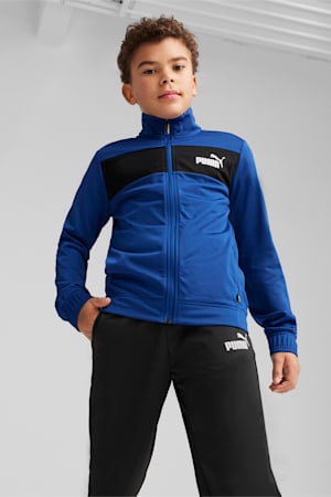 Polyester Tracksuit Youth, Cobalt Glaze, extralarge-GBR