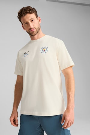 KIDSUPER x MANCHESTER CITY Graphic Tee Men, Warm White-PUMA Black, extralarge-GBR
