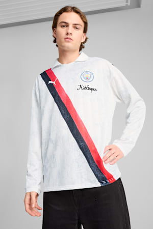 KIDSUPER x MANCHESTER CITY Retro Shirt Men, PUMA White-PUMA Black, extralarge-GBR