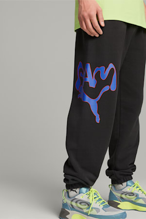 PUMA x PERKS AND MINI Graphic Sweatpants, PUMA Black, extralarge-GBR