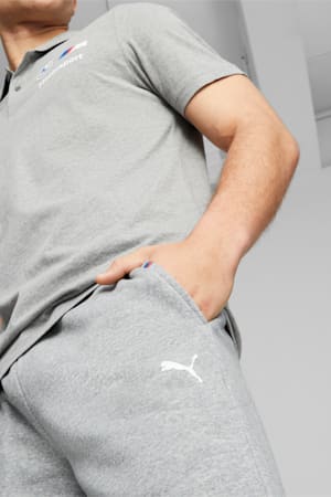 BMW M Motorsport Essentials Fleece Shorts, Medium Gray Heather, extralarge-GBR