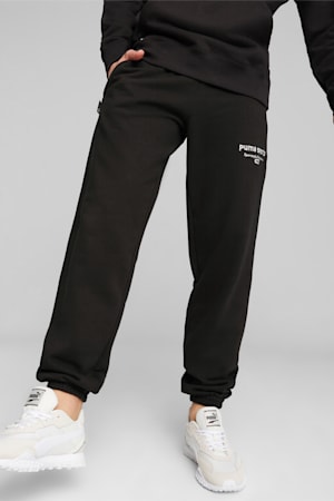 PUMA TEAM Men's Sweatpants, PUMA Black, extralarge-GBR