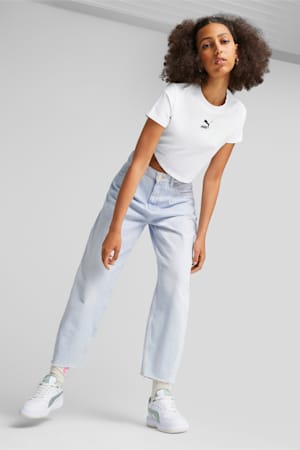 DARE TO Women's Cropped Tee, PUMA White, extralarge-GBR