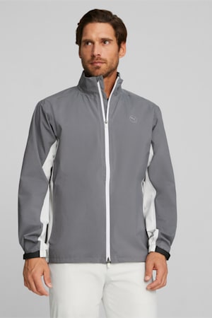 DRYLBL Men's Golf Rain Jacket, Slate Sky-White Glow, extralarge-GBR