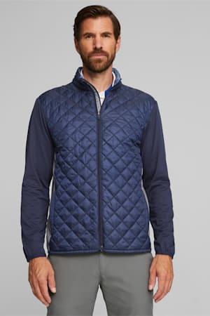 Men's Golf Frost Quilted Jacket, Navy Blazer-Slate Sky, extralarge-GBR