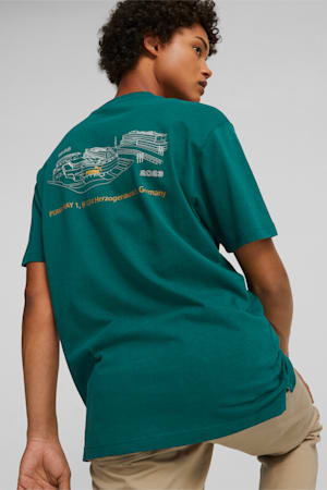 PUMA 75 Logo Celebration Men's Tee, Malachite, extralarge-GBR