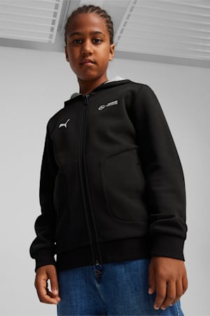 Mercedes-AMG Petronas Motorsport Youth Hooded Jacket, PUMA Black, extralarge-GBR