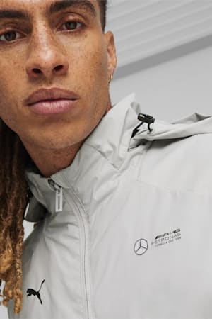 Mercedes-AMG Petronas Motorsport Men's Woven Jacket, Team Silver, extralarge-GBR