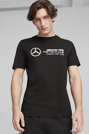 Mercedes-AMG Petronas Motorsport Men's ESS Logo Tee, PUMA Black, extralarge-GBR