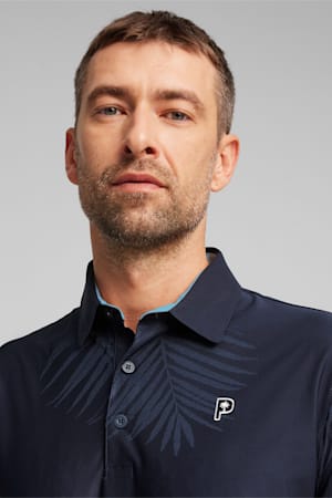 PUMA x PALM TREE CREW Men's Golf Polo, Deep Navy, extralarge-GBR