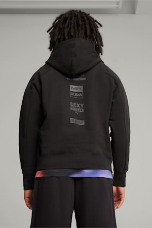 PUMA x PLEASURES Hoodie, PUMA Black, extralarge-GBR