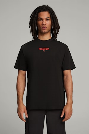 PUMA x PLEASURES Graphic Tee, PUMA Black, extralarge-GBR