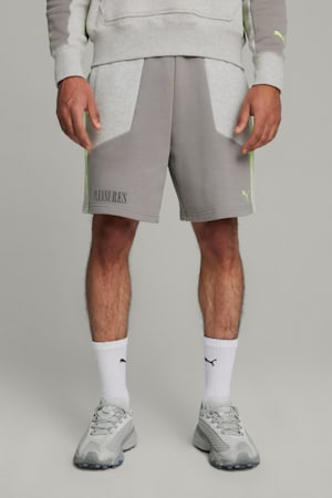 PUMA x PLEASURES Shorts, Light Gray Heather, extralarge-GBR