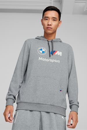 BMW M Motorsport ESS Men's Hoodie, Medium Gray Heather, extralarge-GBR