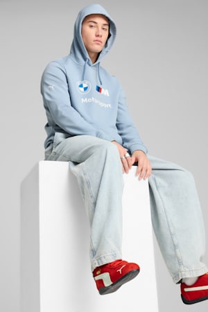 BMW M Motorsport ESS Men's Hoodie, Blue Wash, extralarge-GBR
