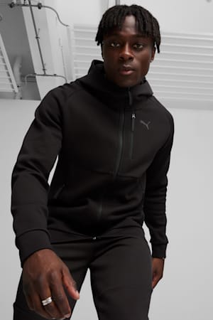 PUMATECH Men's Full-Zip Hoodie, PUMA Black, extralarge-GBR