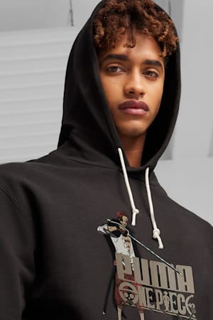 PUMA x ONE PIECE Men's Hoodie, PUMA Black, extralarge-GBR