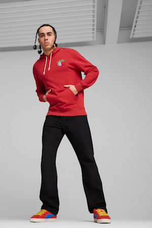 PUMA x ONE PIECE Men's Hoodie, Club Red, extralarge-GBR