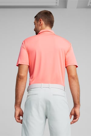 Pure Solid Men's Golf Polo, Melon Punch, extralarge-GBR