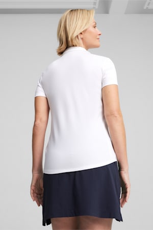 W Pure Women's Golf Polo, White Glow, extralarge-GBR