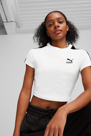 ICONIC T7 Women's Baby Tee, PUMA White, extralarge-GBR