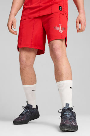 Melo Alwayz On Men's Basketball Shorts, For All Time Red, extralarge-GBR