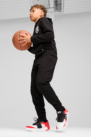 Basketball Blueprint Hoodie Youth, PUMA Black, extralarge-GBR