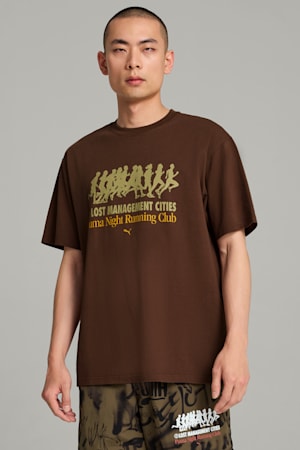 PUMA x LMC Graphic Tee Men, Espresso Brown, extralarge-GBR
