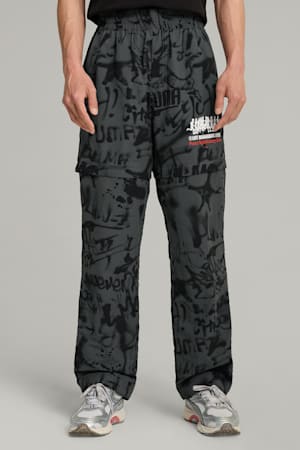 PUMA x LMC All-over Print Pants Men, Shadow Gray, extralarge-GBR