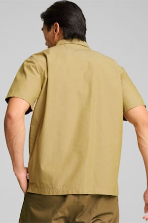 MMQ Half-Zip Shirt Men, Golden Fog, extralarge-GBR