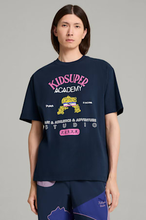 PUMA x KIDSUPER Graphic Tee Men, Club Navy, extralarge-GBR