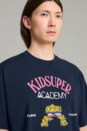 PUMA x KIDSUPER Graphic Tee Men, Club Navy, extralarge-GBR