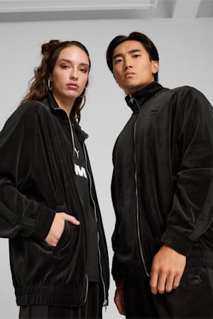 T7 Oversized Track Jacket Unisex, PUMA Black, extralarge-GBR