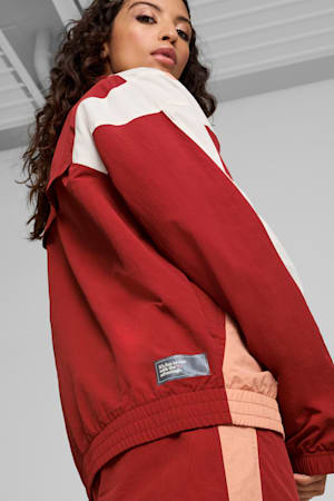CLUB DE COURSE Track Jacket Unisex, Deeva Peach-Mars Red, extralarge-GBR