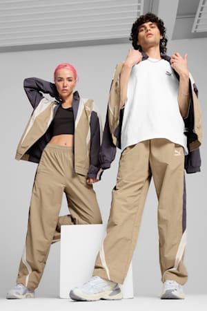 CLUB DE COURSE Track Pants Unisex, Oak Branch-Galactic Gray, extralarge-GBR