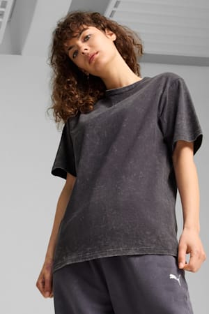 DARE TO Relaxed Washed Tee Women, Galactic Gray, extralarge-GBR